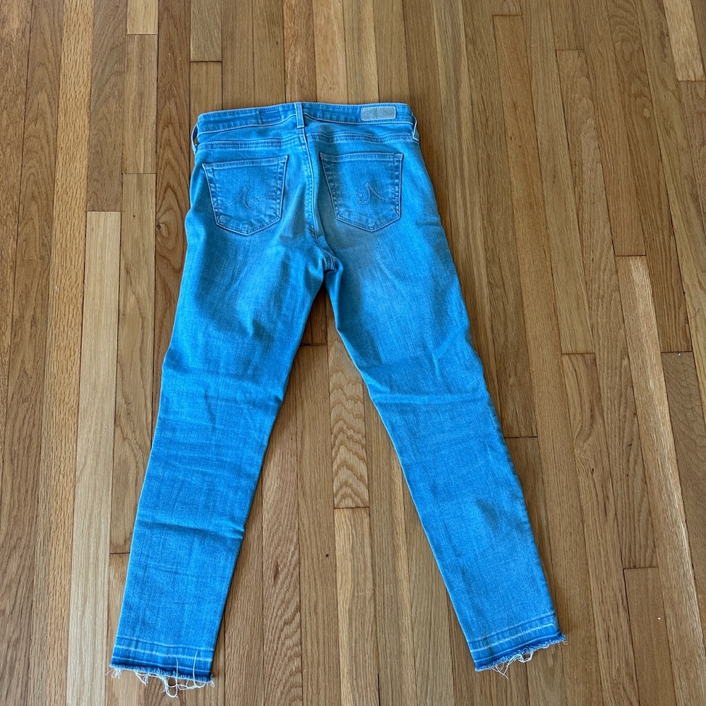 Ag Adriano Goldschmied Light Blue Denim Jeans